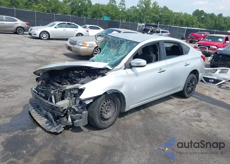 2017 Nissan Sentra S из США, поврежденный, VIN 3N1AB7AP7HY386892